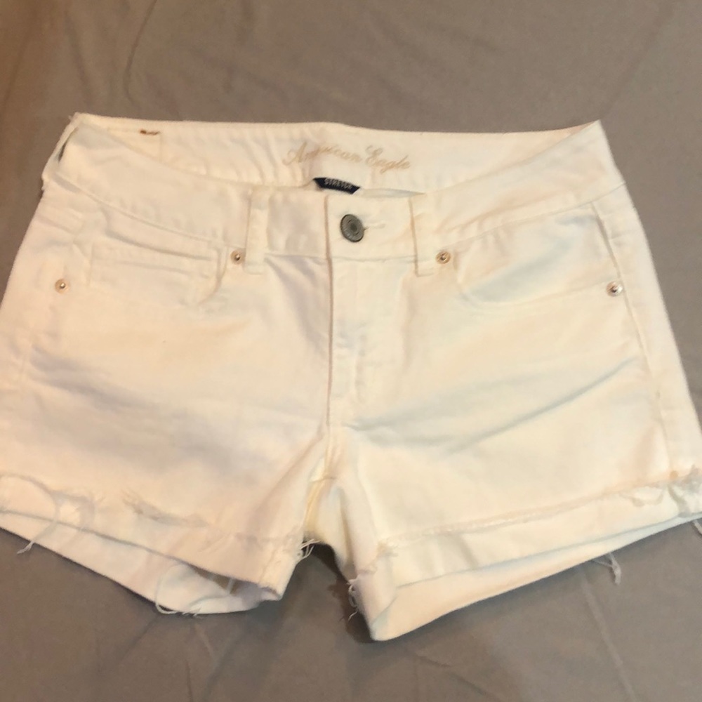 American Eagle White Shorts